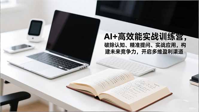 (16635期)AI+高效能实战训练营,破除认知、精准提问、实战应用,构建未来竞争力,开启多维盈利渠道插图 (16635期)AI+高效能实战训练营,破除认知、精准提问、实战应用,构建未来竞争力,开启多维盈利渠道插图