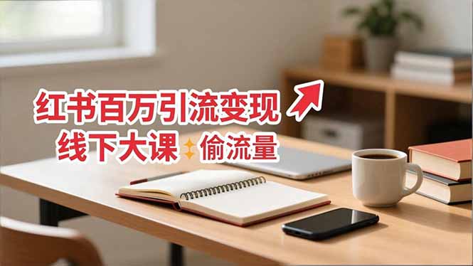 (16661期)小红书百万引流变现-11月线下大课:分享从0到百万引流路径,手把手教偷流量、拿结果插图 (16661期)小红书百万引流变现-11月线下大课:分享从0到百万引流路径,手把手教偷流量、拿结果插图