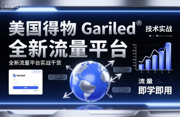 美国得物Gariled技术实战,全新流量平台实战干货,即学即用插图 美国得物Gariled技术实战,全新流量平台实战干货,即学即用插图
