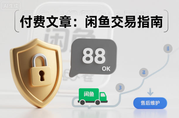付费文章:闲鱼交易指南,怎么才能降低被坑被马扁的概率插图 付费文章:闲鱼交易指南,怎么才能降低被坑被马扁的概率插图