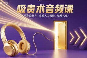吸贵术音频课,学会吸贵术,实现人生奇迹,破局人生
