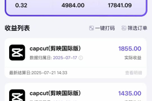 海外版剪映(capcut)拉新,日结算9000+,市场空白,风口项目