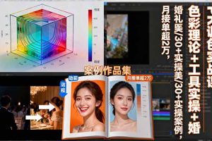 （16336期）PR调色实战课：色彩理论+工具实操+婚礼医美/30+实操案例，月接单超2万