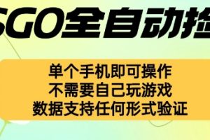 自动挂G捡漏,不用自己挂G不用玩游戏,一个手机即可操作,新手小白轻松月入1W+【揭秘】