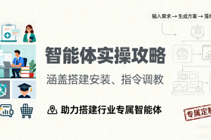 智能体实操攻略:涵盖搭建安装、指令调教,助力搭建行业专属智能体