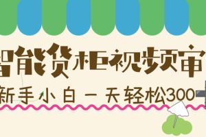 智能货柜视频审核，几秒一单，多劳多得，新人小白一天轻松 300+，零门槛！