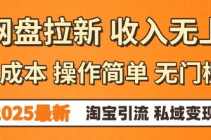 0门槛0成本 操作简单无门槛！2025最新网盘拉新玩法,小白福利重磅来袭