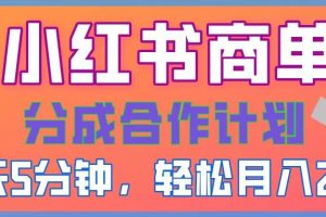 2025副业黑马曝光，0门槛小红书项目，小白也能轻松月入2万+