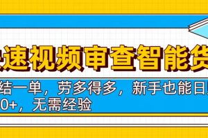 快速视频审查智能货柜,秒结一单,劳多得多,新手也能日赚300+,无需经验