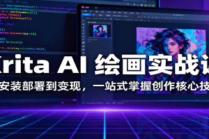 Krita AI 绘画实战课:从安装部署到变现,一站式掌握创作核心技能