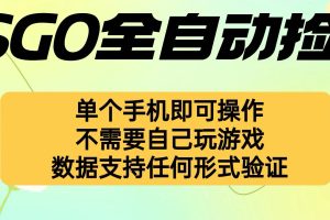 (16207期)自动挂机捡漏,不用自己挂机不用玩游戏,一个手机即可操作。新手小白轻…