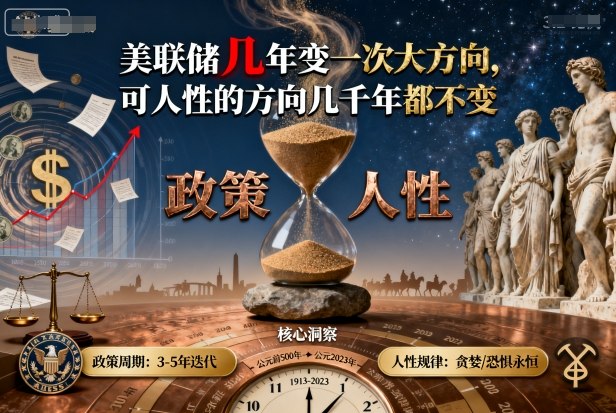 付费文章：美联储几年变一次大方向，可人性的方向几千年都不变插图