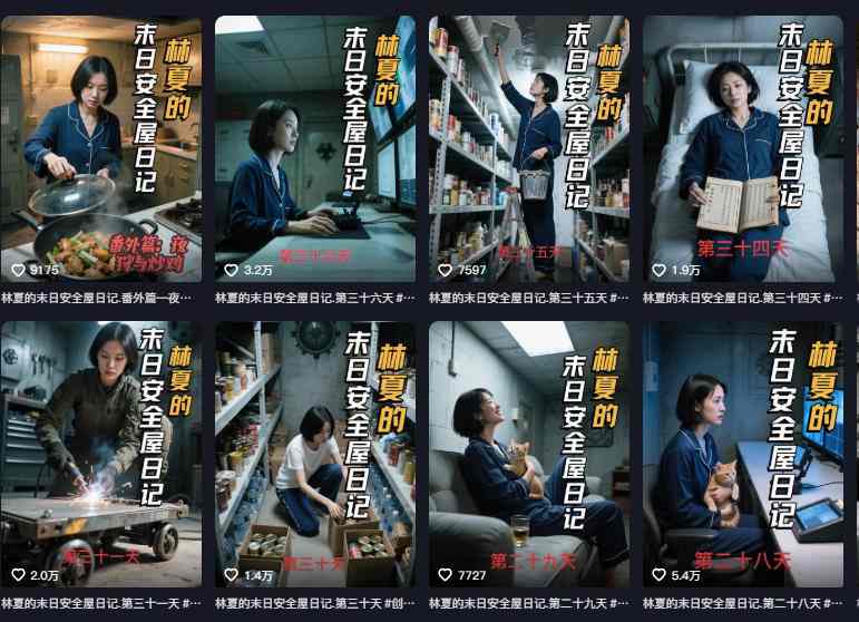 十个作品涨粉近20W!用AI制作末日安全日记连载,日入4位数,评论区爆肝求更新(附详细步骤)插图1 十个作品涨粉近20W!用AI制作末日安全日记连载,日入4位数,评论区爆肝求更新(附详细步骤)插图1