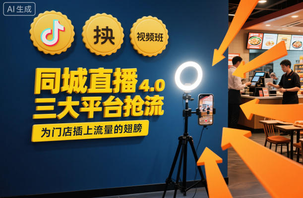 同城直播实操班4.0，三大平台抢流，为门店插上流量的翅膀插图