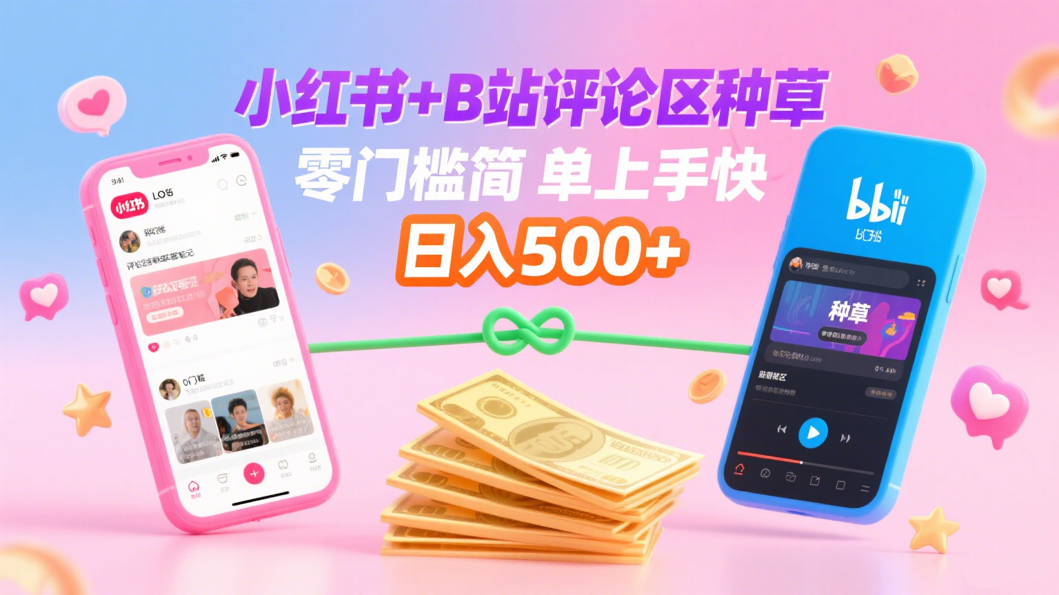 小红书+B站评论区种草，0门槛1分钟一单，只需复制粘贴，日入500+插图