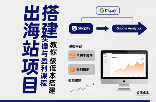 小淘出海站项目，搭建实操与盈利课程，手把手教你用极低成本搭建插图