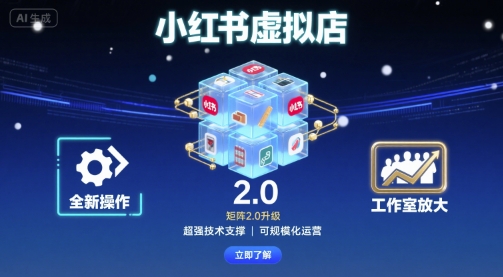 小红书虚拟店矩阵2.0,全新操作,超强技术,可工作室放大插图 小红书虚拟店矩阵2.0,全新操作,超强技术,可工作室放大插图