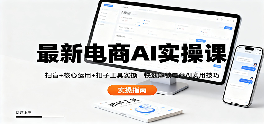 最新电商AI实操课:扫盲+核心运用+扣子工具实操,快速解锁电商AI实用技巧插图 最新电商AI实操课:扫盲+核心运用+扣子工具实操,快速解锁电商AI实用技巧插图