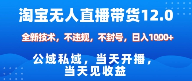 淘宝无人直播12.0,公域私域技术,不封号,不违规布局双十一流量风口,日入1k(独家技术)【揭秘】插图 淘宝无人直播12.0,公域私域技术,不封号,不违规布局双十一流量风口,日入1k(独家技术)【揭秘】插图