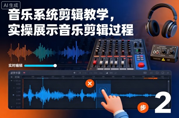 音乐系统剪辑教学,实操展示音乐剪辑过程插图 音乐系统剪辑教学,实操展示音乐剪辑过程插图