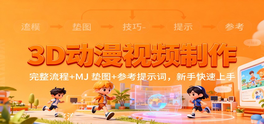 3D动漫视频制作,完整流程+MJ 垫图+参考提示词,新手快速上手插图 3D动漫视频制作,完整流程+MJ 垫图+参考提示词,新手快速上手插图
