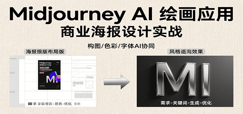 Midjourney AI绘画应用,关键词指令解析、漫画头像制作、海报设计、3D人物生成等插图 Midjourney AI绘画应用,关键词指令解析、漫画头像制作、海报设计、3D人物生成等插图