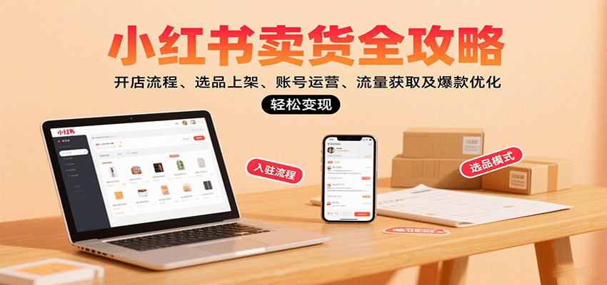 小红书卖货全攻略:开店流程、选品上架、账号运营、流量获取及爆款优化,轻松变现插图 小红书卖货全攻略:开店流程、选品上架、账号运营、流量获取及爆款优化,轻松变现插图