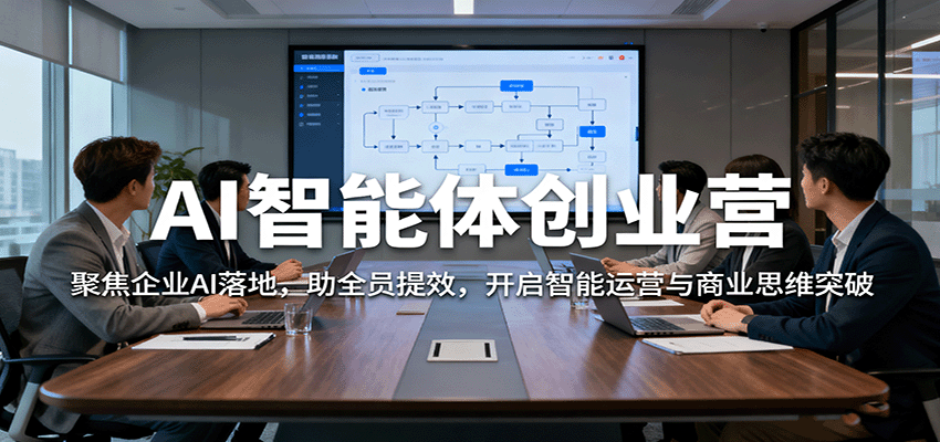 AI智能体创业营:聚焦企业AI落地,助全员提效,开启智能运营与商业思维突破插图 AI智能体创业营:聚焦企业AI落地,助全员提效,开启智能运营与商业思维突破插图