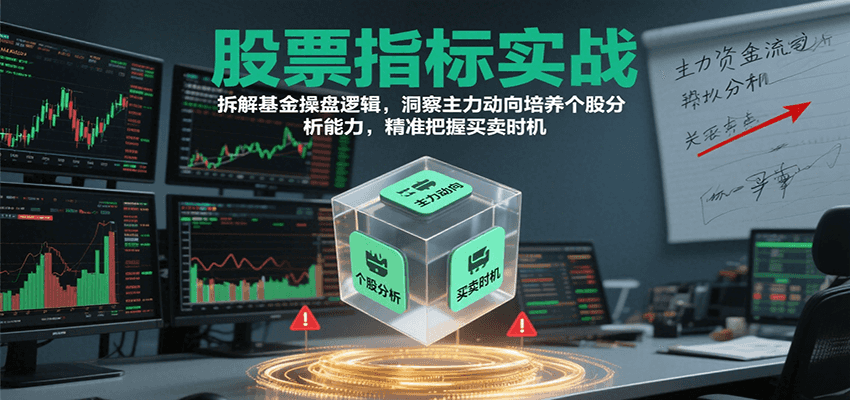 股票指标实战,基金操盘逻辑拆解,洞察主力动向培养个股分析能力把握买卖时机(更新)插图 股票指标实战,基金操盘逻辑拆解,洞察主力动向培养个股分析能力把握买卖时机(更新)插图