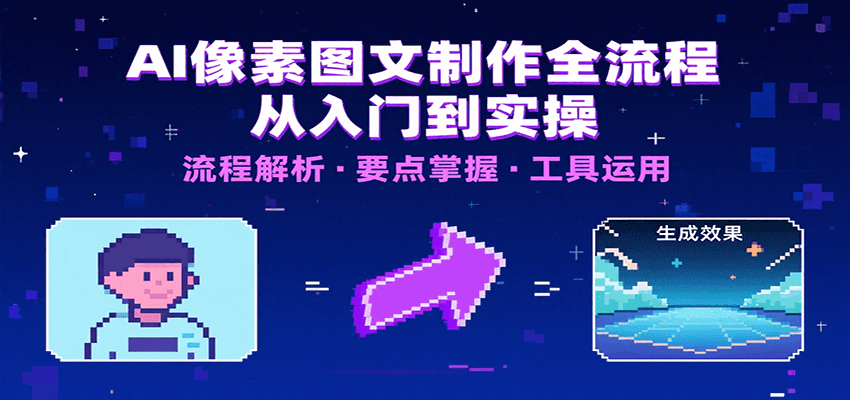 AI像素图文制作全流程:内容要点、文案选择及所用工具,助你快速入局插图 AI像素图文制作全流程:内容要点、文案选择及所用工具,助你快速入局插图
