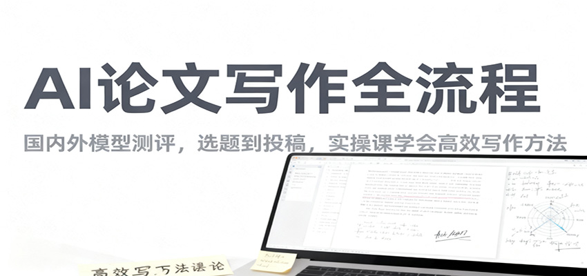 AI论文写作全流程,国内外模型测评,选题到投稿,实操课学高效写作方法插图 AI论文写作全流程,国内外模型测评,选题到投稿,实操课学高效写作方法插图