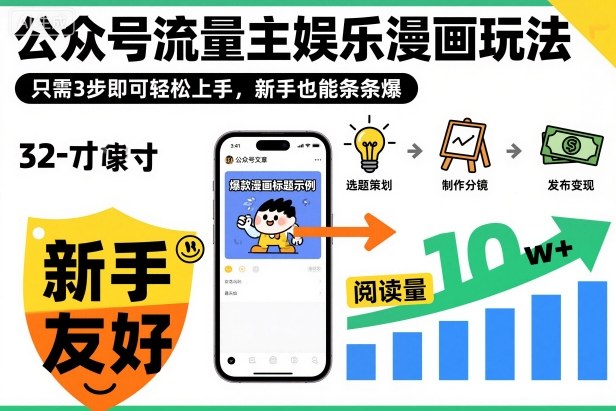 ‍‬⁢‍⁡‍‍⁡​⁣⁤‍‬⁡⁣⁢​⁣‍⁣‌‌⁢​⁡⁡‌​⁢⁣⁢​⁢‌​⁣‬​⁣‬‬⁣⁢​⁢⁣公众号流量主娱乐漫画玩法，只需3步即可轻松上手，新手也能条条爆插图