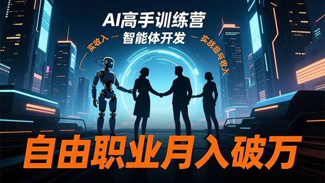 （16602期）AI高手训练营3.0，ChatGPT，Midjourney，智能体开发，自由职业月入破万插图