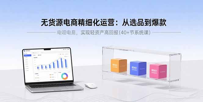 (15896期)无货源电商精细化运营:从选品到爆款,实现轻资产高回报(40+节系统课)插图 (15896期)无货源电商精细化运营:从选品到爆款,实现轻资产高回报(40+节系统课)插图