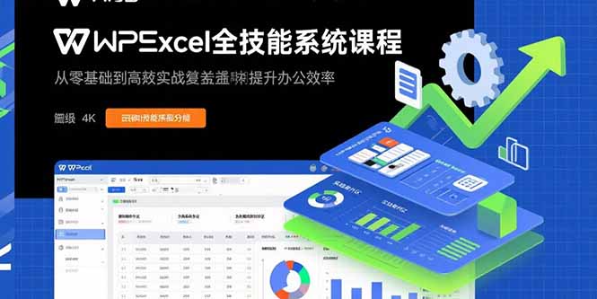 （15873期）WPS Excel全技能系统课程：从零基础到高阶实战全覆盖，全面提升办公效率插图