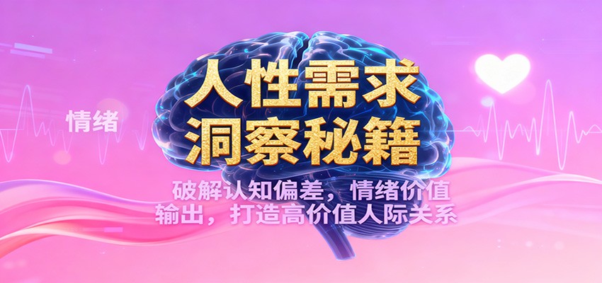 人性需求洞察秘籍，破解认知偏差，情绪价值输出，打造高价值人际关系插图