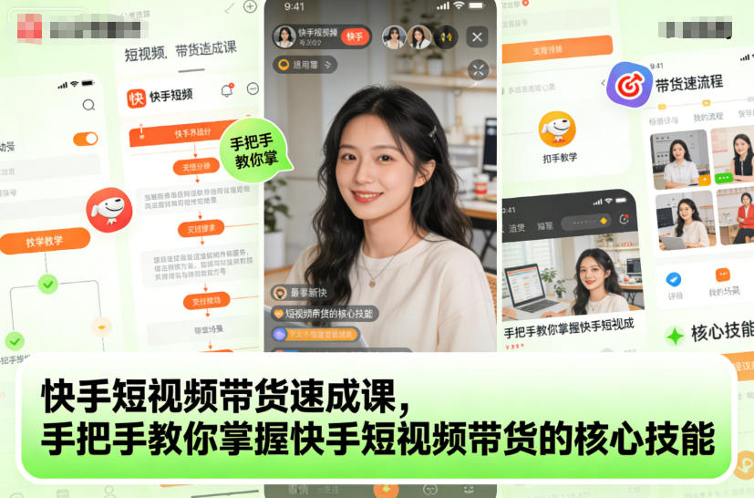 快手短视频带货速成课，手把手教你掌握快手短视频带货的核心技能插图