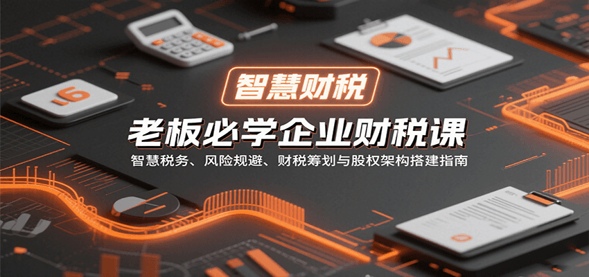 老板必学企业财税课:智慧税务、风险规避、财税筹划与股权架构搭建指南插图 老板必学企业财税课:智慧税务、风险规避、财税筹划与股权架构搭建指南插图