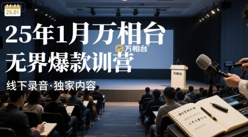 25年1月万相台无界爆款特训营线下录音插图 25年1月万相台无界爆款特训营线下录音插图
