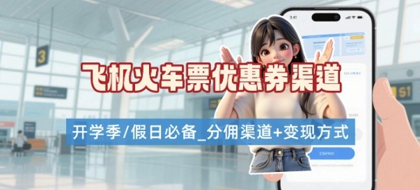 学生党必看!机票火车票优惠券申请渠道 + 项目打法,开学季节日速存插图 学生党必看!机票火车票优惠券申请渠道 + 项目打法,开学季节日速存插图