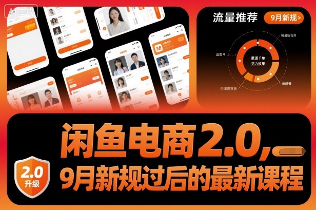 闲鱼电商2.0，9月新规过后的最新课程插图