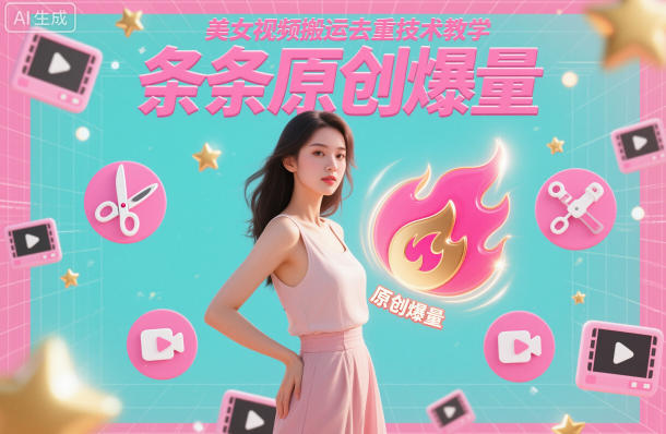 美女视频搬运去重技术教学,条条原创爆量插图 美女视频搬运去重技术教学,条条原创爆量插图