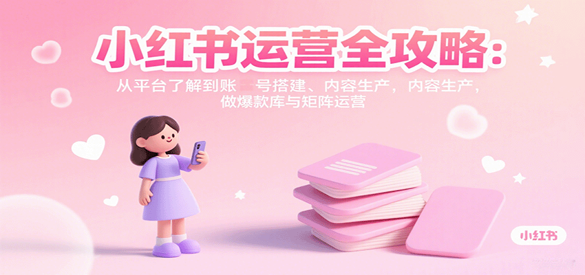 小红书运营全攻略:从平台了解到账号搭建、内容生产,做爆款库与矩阵运营插图 小红书运营全攻略:从平台了解到账号搭建、内容生产,做爆款库与矩阵运营插图