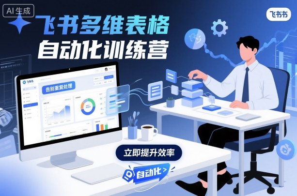 飞书多维表格自动化训练营,手把手教你告别重复处理,用多维表格开启高效办公新模式插图 飞书多维表格自动化训练营,手把手教你告别重复处理,用多维表格开启高效办公新模式插图