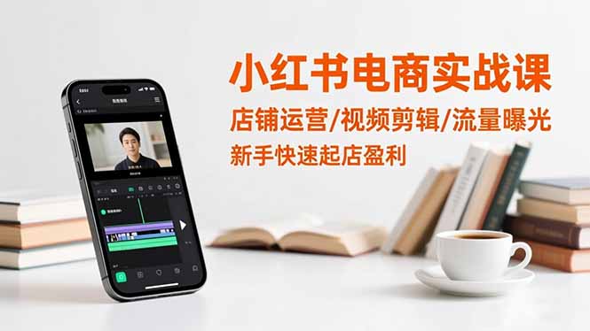 (16536期)小红书电商实战课:店铺运营/视频剪辑/流量曝光,新手快速起店盈利插图 (16536期)小红书电商实战课:店铺运营/视频剪辑/流量曝光,新手快速起店盈利插图